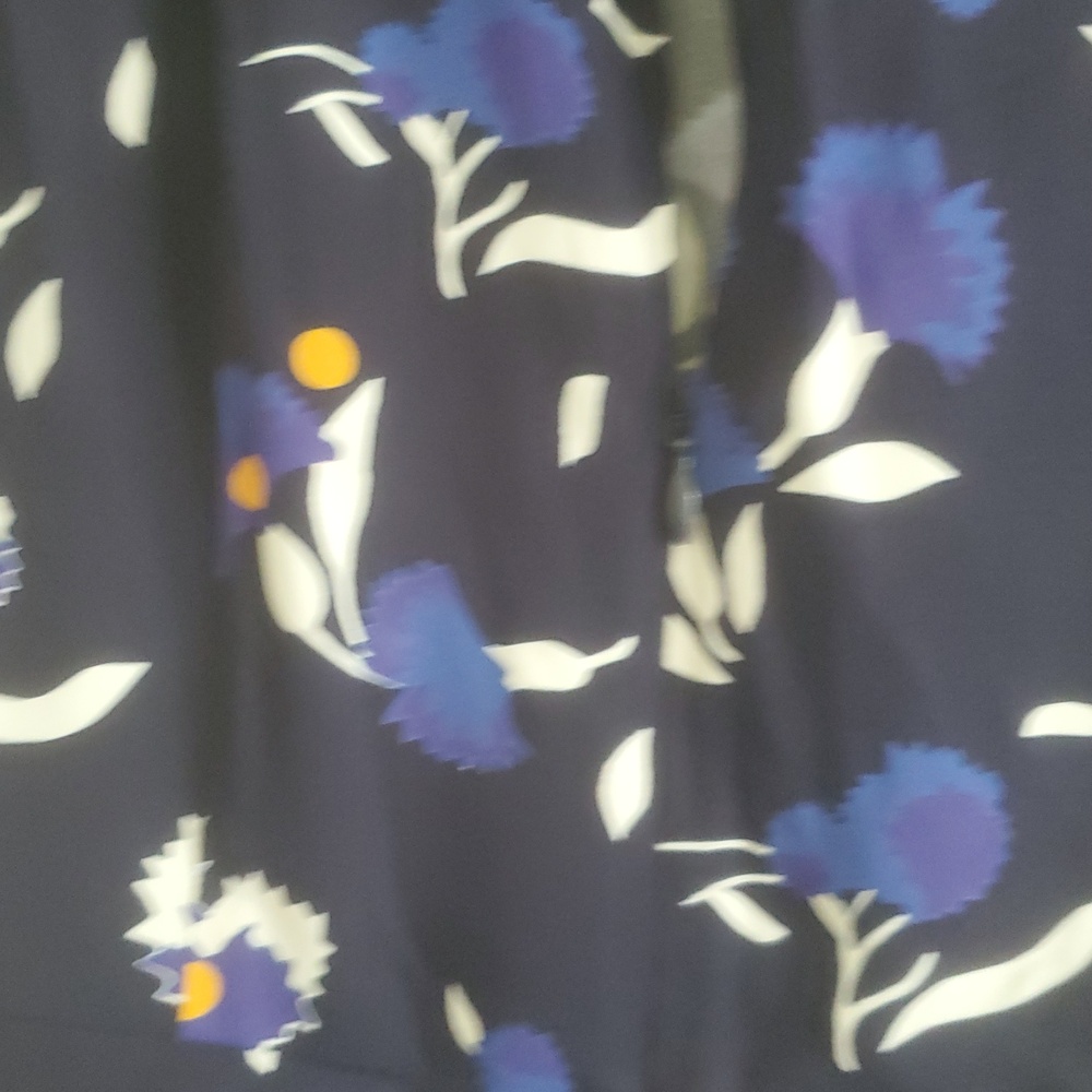 SELF PORTRAIT NAVY BOTANICAL PRINTED MINI DRESS;SIZE:US-4 - Picture 10 of 15